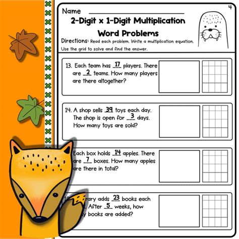 Image result for Multiplication Word Problems