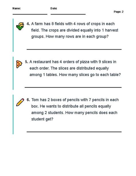 Image result for Multiplication Word Problems