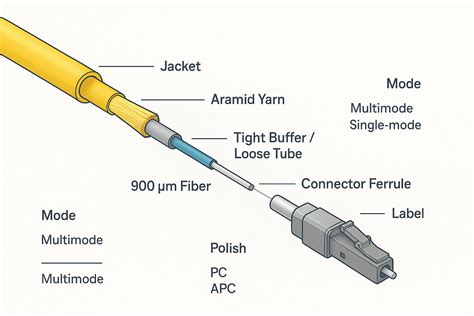 Image result for Fiber Cable Types