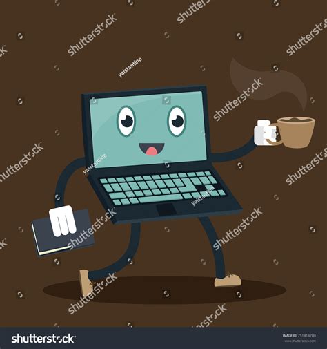 Toradh íomhá ar Cartoon Pic of Computer Not Working