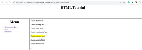 Image result for HTML Frames with Examples