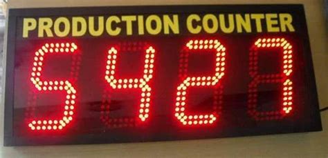 Toradh íomhá ar LED Digital Display Counters