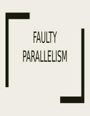 Image result for Faulty Parallel Structure
