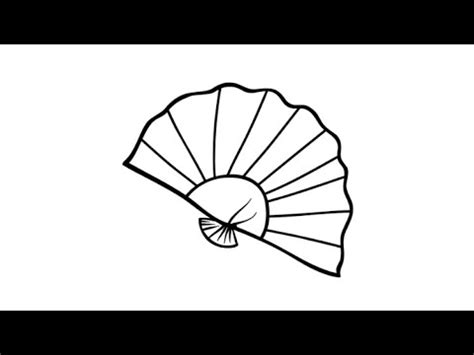 How to Draw a Hand Fan に対する画像結果