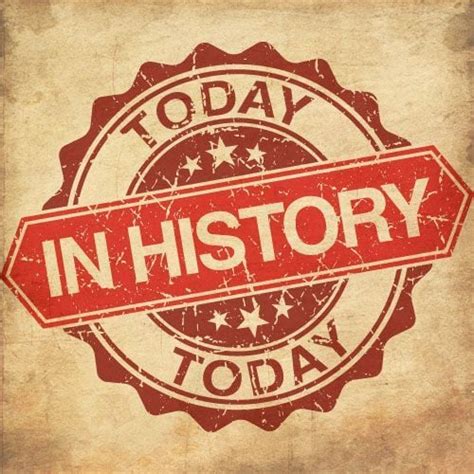 Image result for Today in History 1