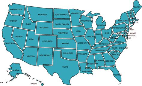Toradh íomhá ar USA Maps States