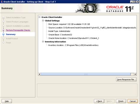 Oracle Database Client Software に対する画像結果