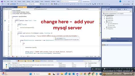 Image result for C# Source Code with MySQL Database