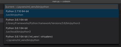 Image result for Virtualenv in Visual Studio Code