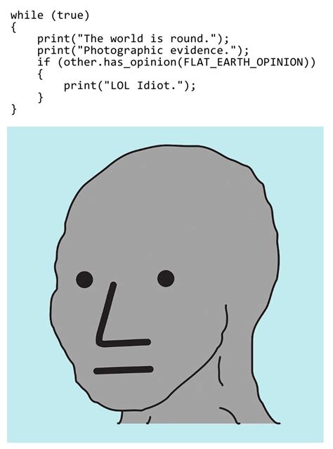 Image result for NPC Brain Loading Meme
