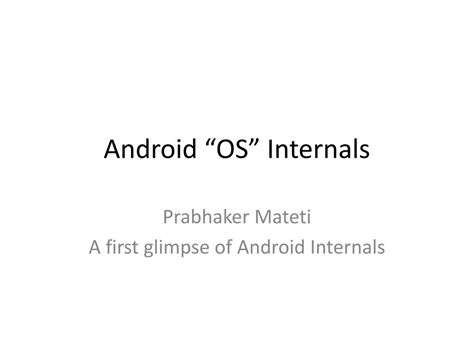Image result for Android OS Internals Architecture