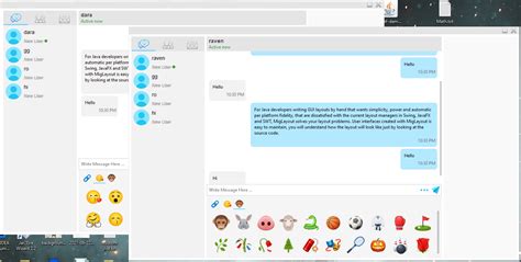 Image result for Java Swing Chat Application