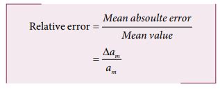 Image result for Relative Error Formula in Numerical Analysis