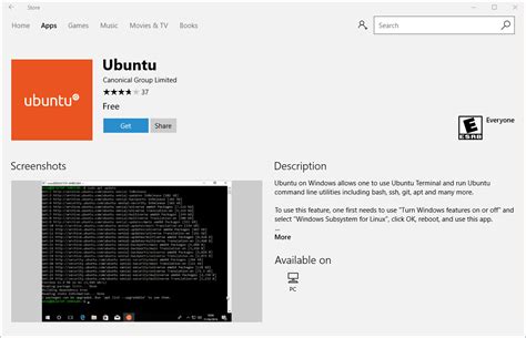 Image result for Microsoft Store Linux Ubuntu