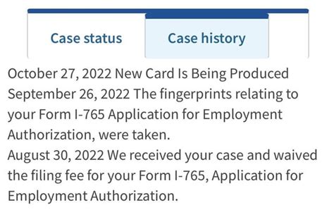 Toradh íomhá ar EAD Application Status