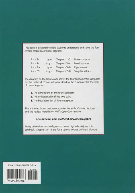 Toradh íomhá ar Introduction to Linear Algebra Fifth Edition