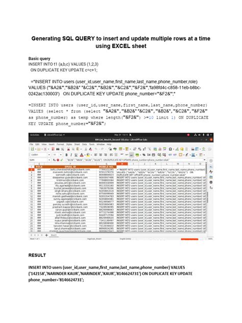 Image result for Update Excel Data to SQL