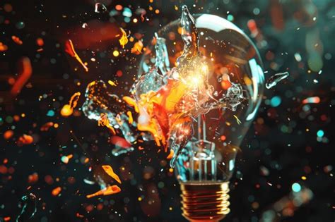 Toradh íomhá ar Exploding Light Bulb Creativity