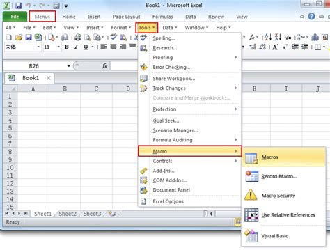 Image result for Menu Key in Excel