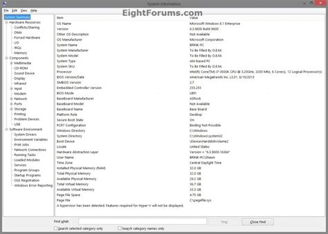 Image result for Windows 7 System Information