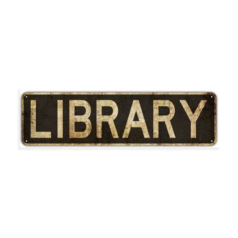 Image result for Library Door Sign