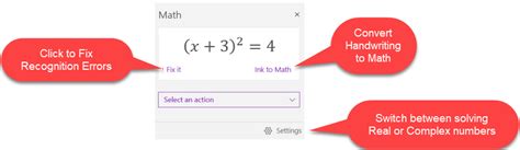 Toradh íomhá ar OneNote Math