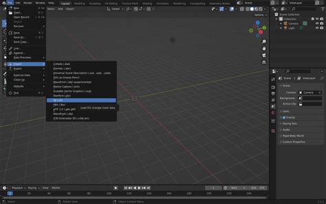 Toradh íomhá ar Open Max File to Blender