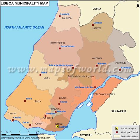 Afbeeldingsresultaten voor lisbon districts map