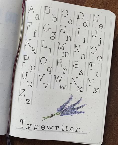 Image result for Bullet Journal Lettering