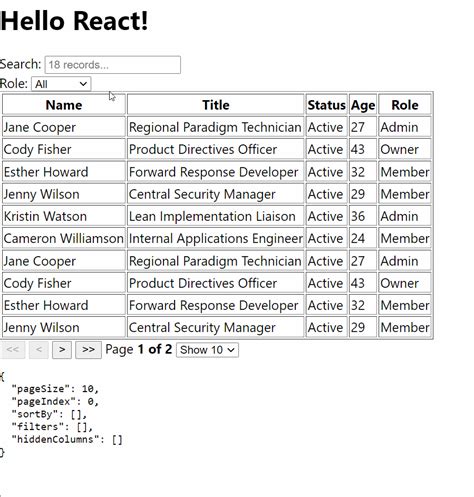 Afbeeldingsresultaten voor React JS CreateTable