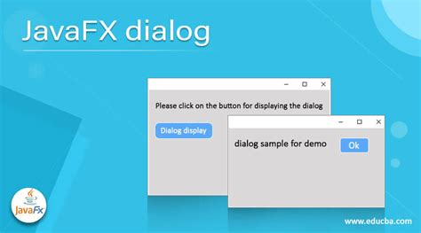 Image result for Dialog Box JavaFX