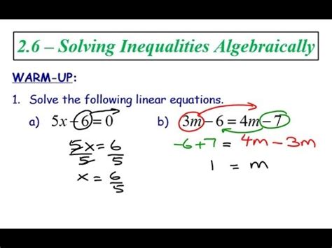 Image result for Solving Inequalities Algebraically