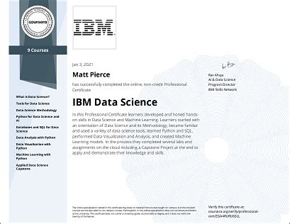 Data Management Certificate Coursera に対する画像結果