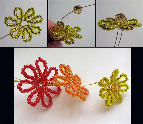 Toradh íomhá ar Simple Beaded Flowers
