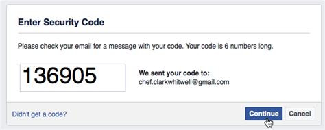 Image result for Facebook 6 Digit Code List