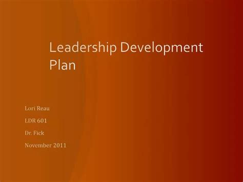 Toradh íomhá ar Leadership Development Plan PowerPoint Presentation Examples