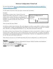 Image result for Electron Configuration Virtual Lab