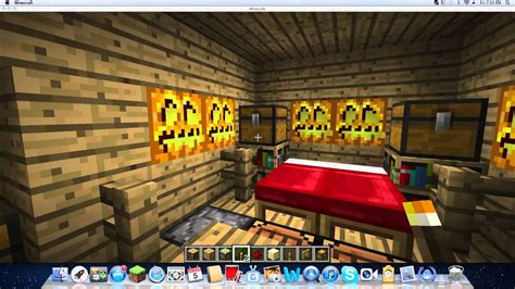 Minecraft Simple Villager House Interior Decorations - YouTube