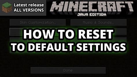 Image result for Minecraft Java Settings Screen