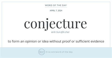 Image result for Example of Conjecture