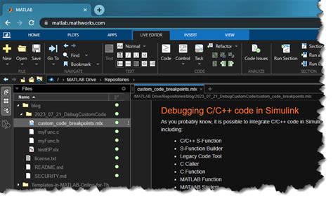 Image result for MATLAB On as HTML