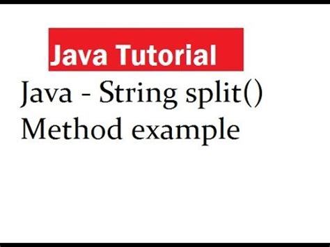 Image result for Split Method in Java