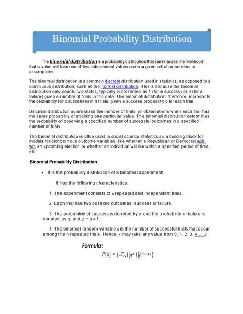 Image result for Binomial Distribution for Default Probability