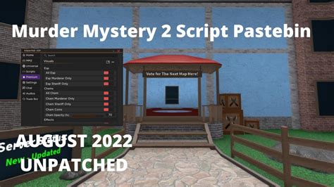 Toradh íomhá ar Murder Mystery 2 Script Pastebin 2021