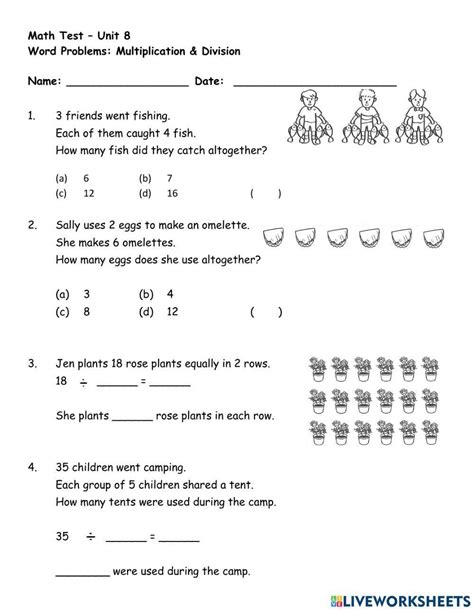 Basic Facts Word Problems Grade 2 に対する画像結果