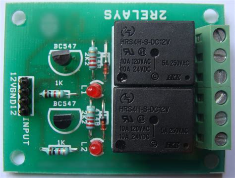 2 Channel 12V Relay Module - Hacktronics