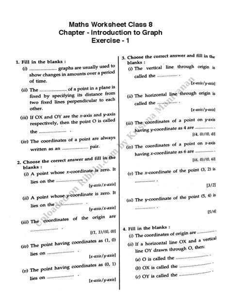 Image result for Introduction to Graphs Class 8 Worksheet