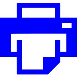 Image result for Printer Icon Blue Color