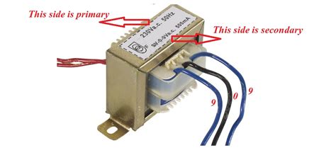 Identify Transformer Primary and Secondary に対する画像結果