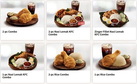 KFC Menu Malaysia with Price に対する画像結果
